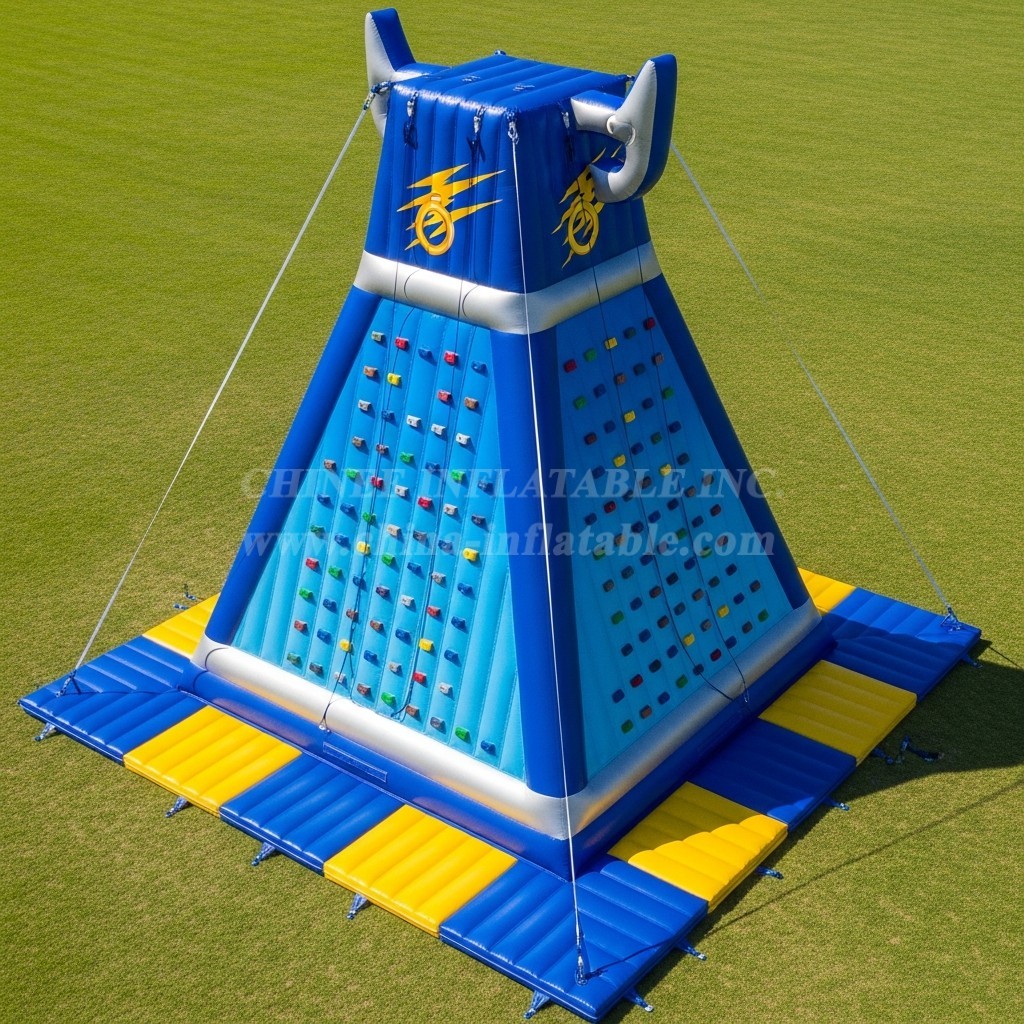T11-4376 Sonic Theme Inflatable Climbing Wall