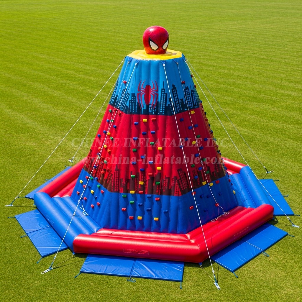 T11-4381 Spider-Man Theme Inflatable Climbing Wall
