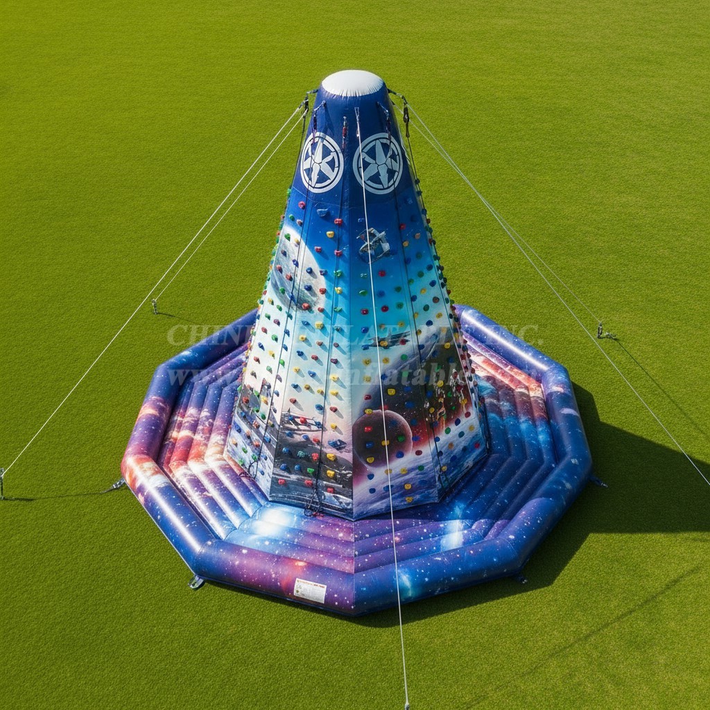 T11-4389 Star Wars Theme Inflatable Climbing Wall