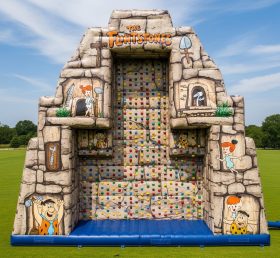 T11-4420 The Flintstones Theme Inflatable Climbing Wall