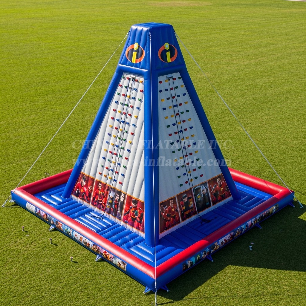 T11-4428 The Incredibles Theme Inflatable Climbing Wall
