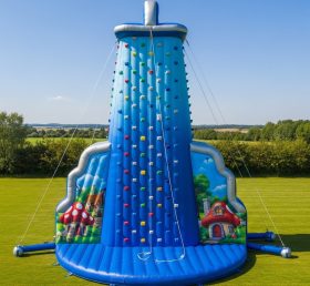 T11-4442 The Smurfs Theme Inflatable Climbing Wall
