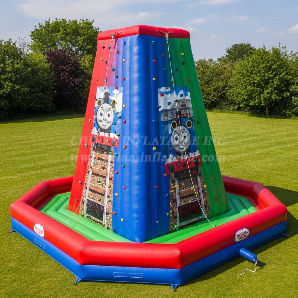 T11-4448 Thomas & Friends Theme Inflatable Climbing Wall