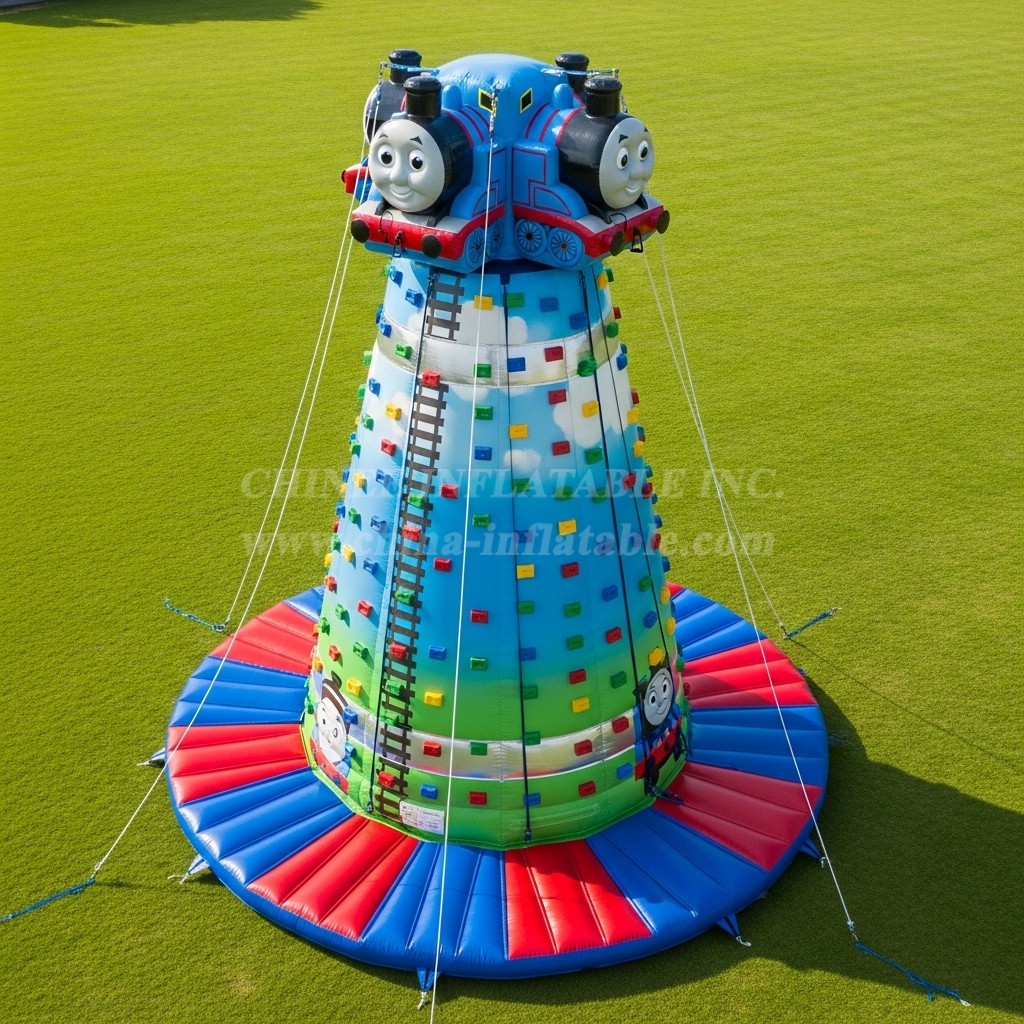T11-4450 Thomas & Friends Theme Inflatable Climbing Wall