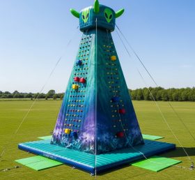 T11-4494 Alien Theme Inflatable Climbing Wall