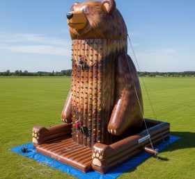T11-4504 Bear Theme Inflatable Climbing Wall