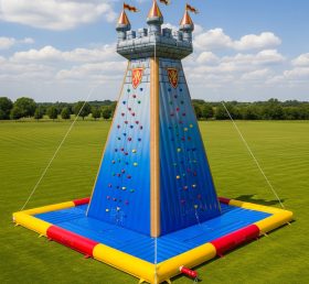 T11-4522 Castle Kingdom Theme Inflatable Climbing Wall