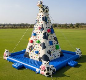T11-4551 Cow Theme Inflatable Climbing Wall