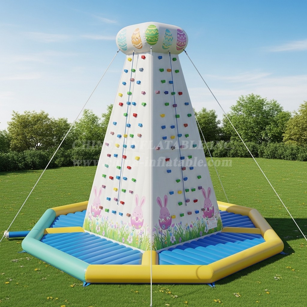 T11-4578 Easter Theme Inflatable Climbing Wall