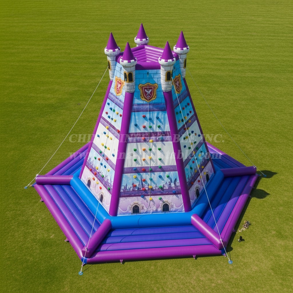 T11-4588 Fairy Tale Theme Inflatable Climbing Wall