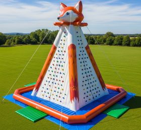 T11-4602 Fox Theme Inflatable Climbing Wall