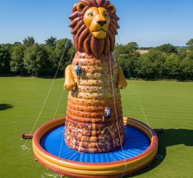 T11-4627 Lion Theme Inflatable Climbing Wall