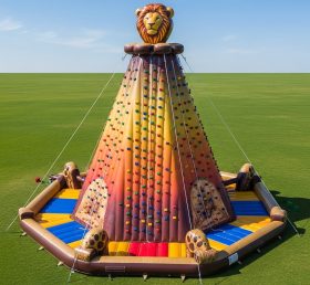 T11-4629 Lion Theme Inflatable Climbing Wall