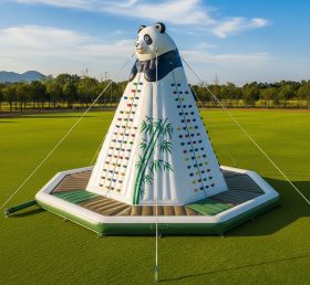 T11-4654 Panda Theme Inflatable Climbing Wall