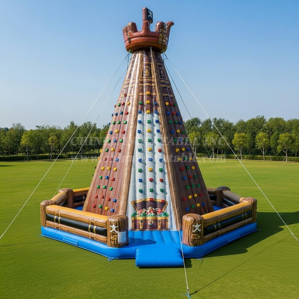 T11-4669 Pirates Theme Inflatable Climbing Wall