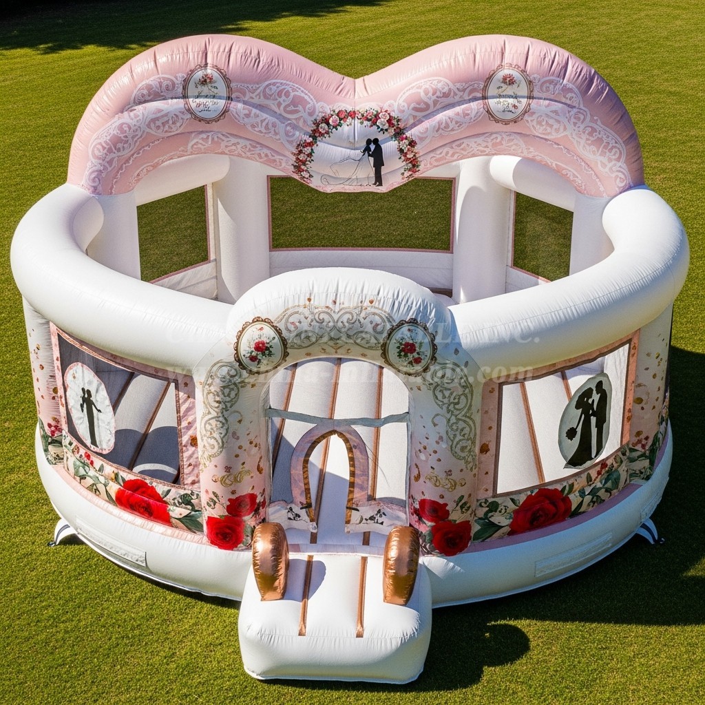 T2-8661 Weddings Theme Inflatable Bouncer