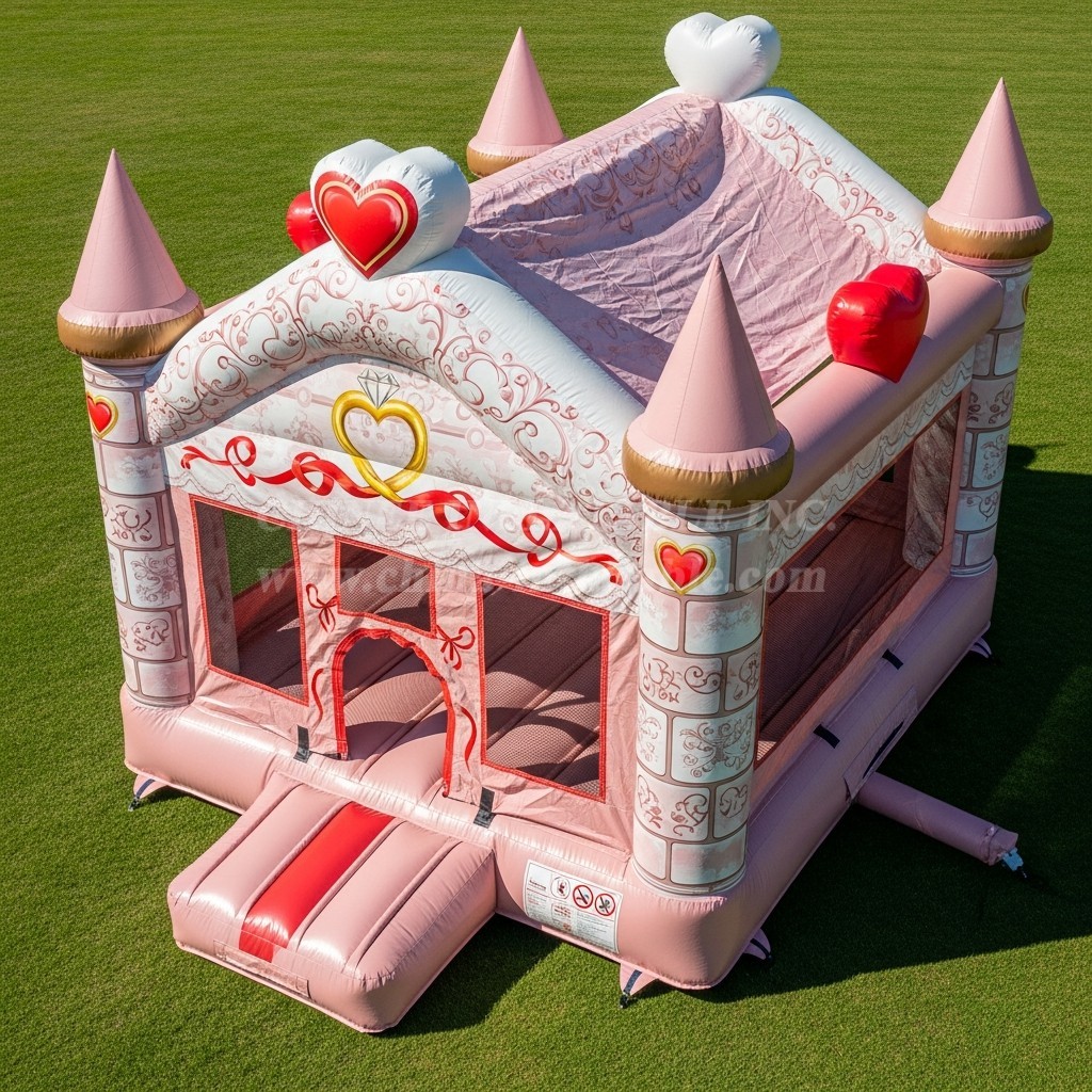 T2-8667 Weddings Theme Inflatable Bouncer