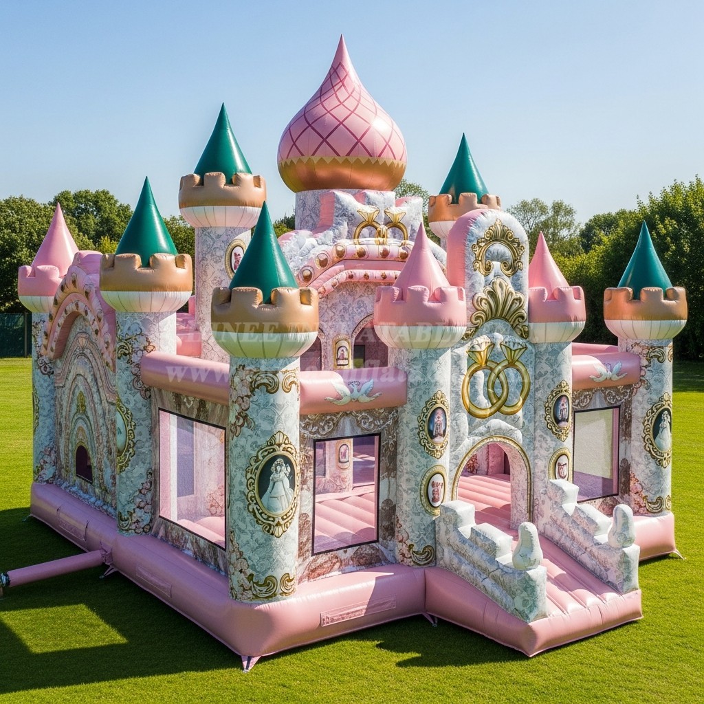 T2-8704 Weddings Theme Inflatable Castles