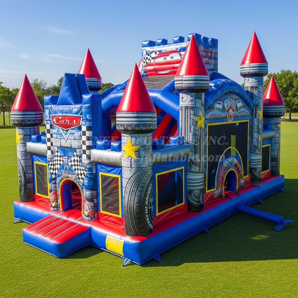 T5-2030 Cars Theme Inflatable Castles