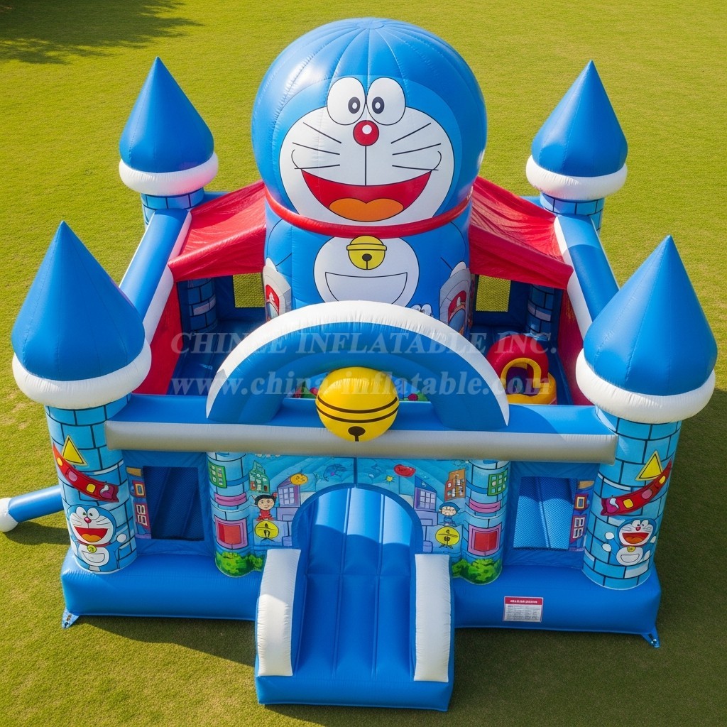 T5-2043 Doraemon Theme Inflatable Castles