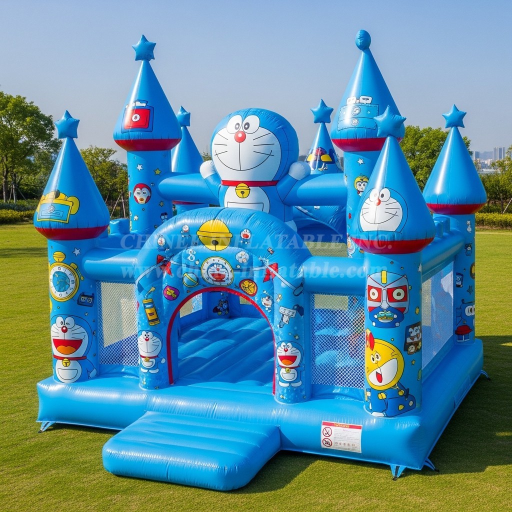 T5-2044 Doraemon Theme Inflatable Castles
