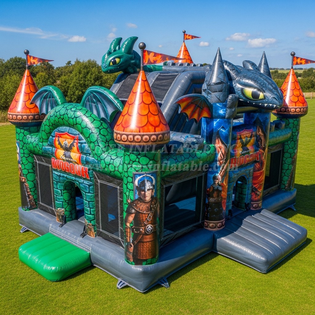 T5-2063 How to Train Your Dragon Theme Inflatable Castles