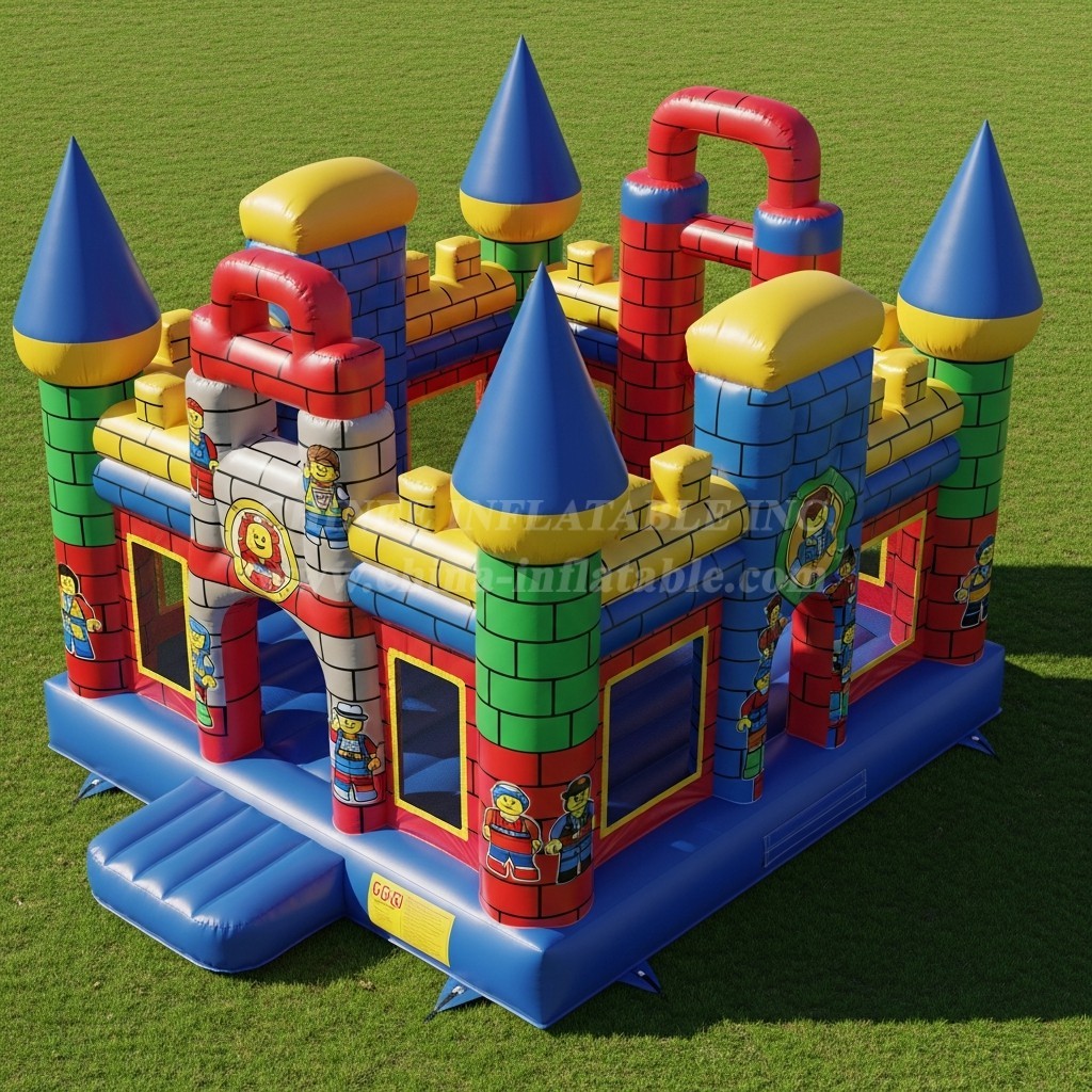 T5-2069 Lego Theme Inflatable Castles