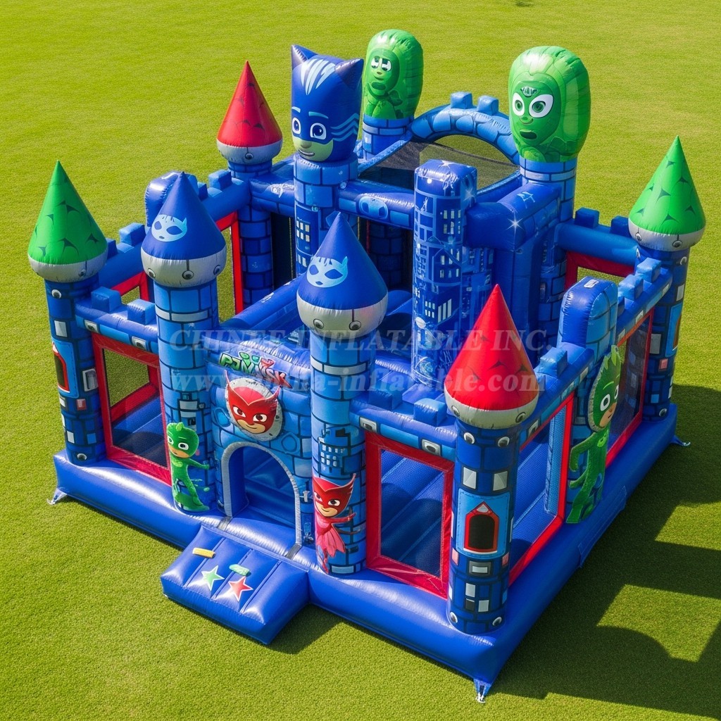 T5-2118 PJ Masks Theme Inflatable Castles