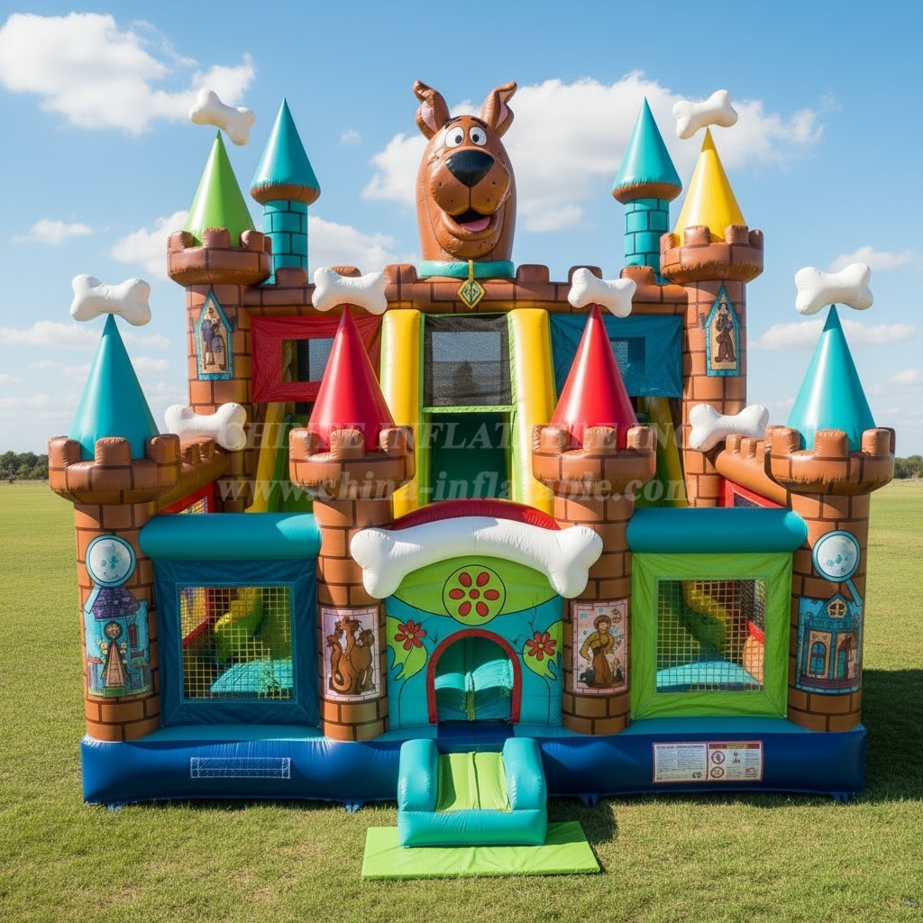 T5-2134 Scooby-Doo Theme Inflatable Castles