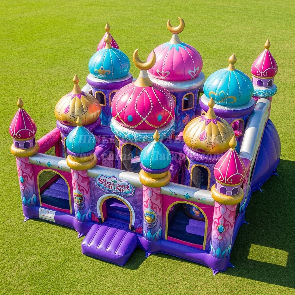 T5-2141 Shimmer & Shine Theme Inflatable Castles