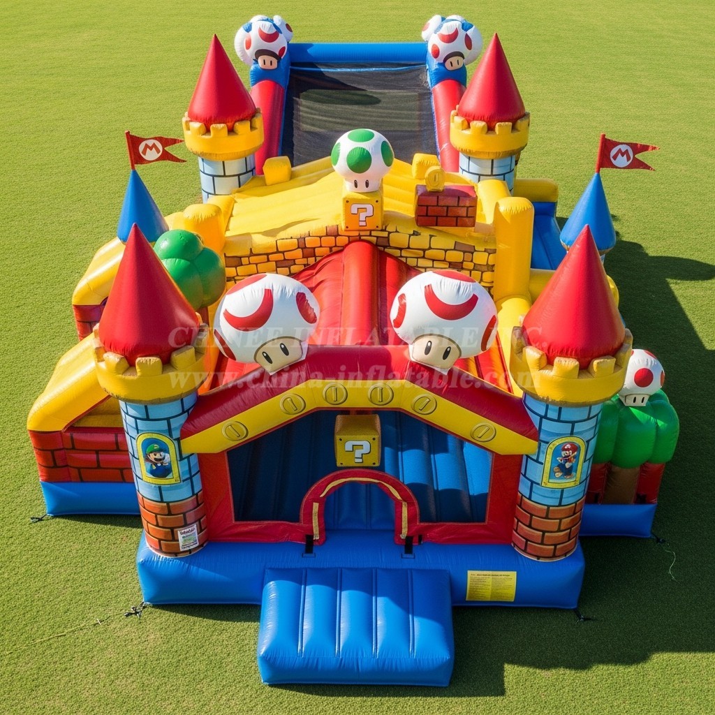 T5-2165 Super Mario Theme Inflatable Castles