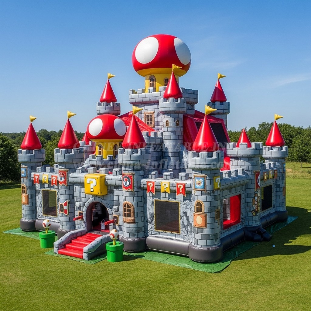 T5-2167 Super Mario Theme Inflatable Castles