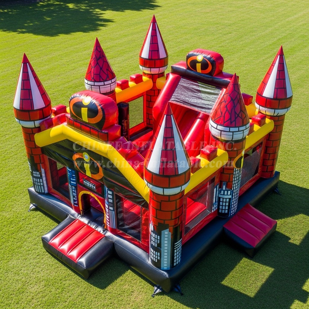 T5-2175 The Incredibles Theme Inflatable Castles