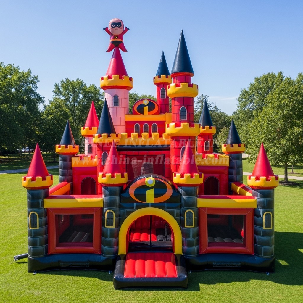 T5-2176 The Incredibles Theme Inflatable Castles