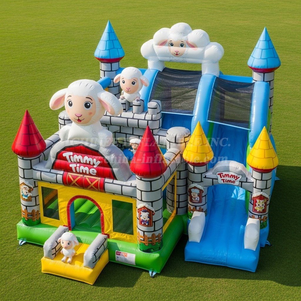 T5-2198 Timmy Time Theme Inflatable Castles