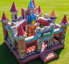 T5-2215 Zootopia Theme Inflatable Castles