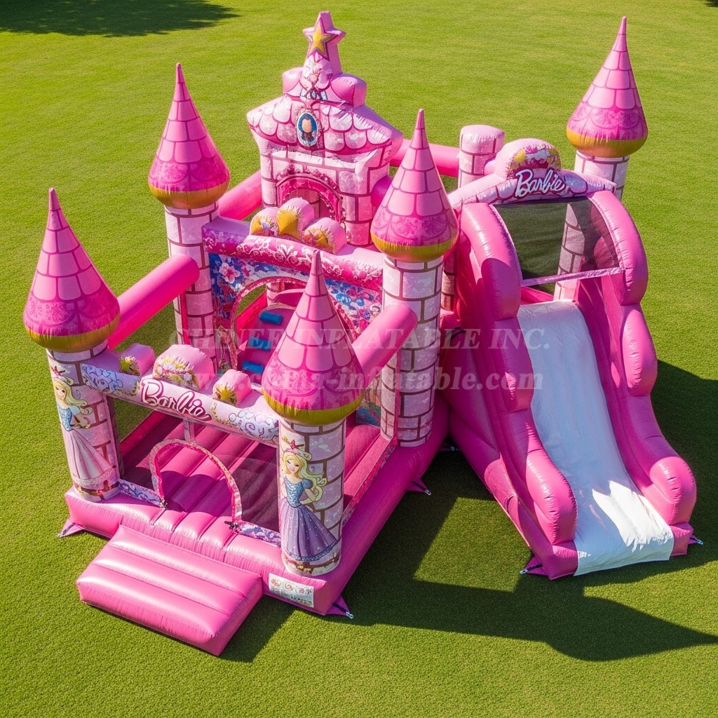 T5-2234 Barbie Theme Inflatable Castles