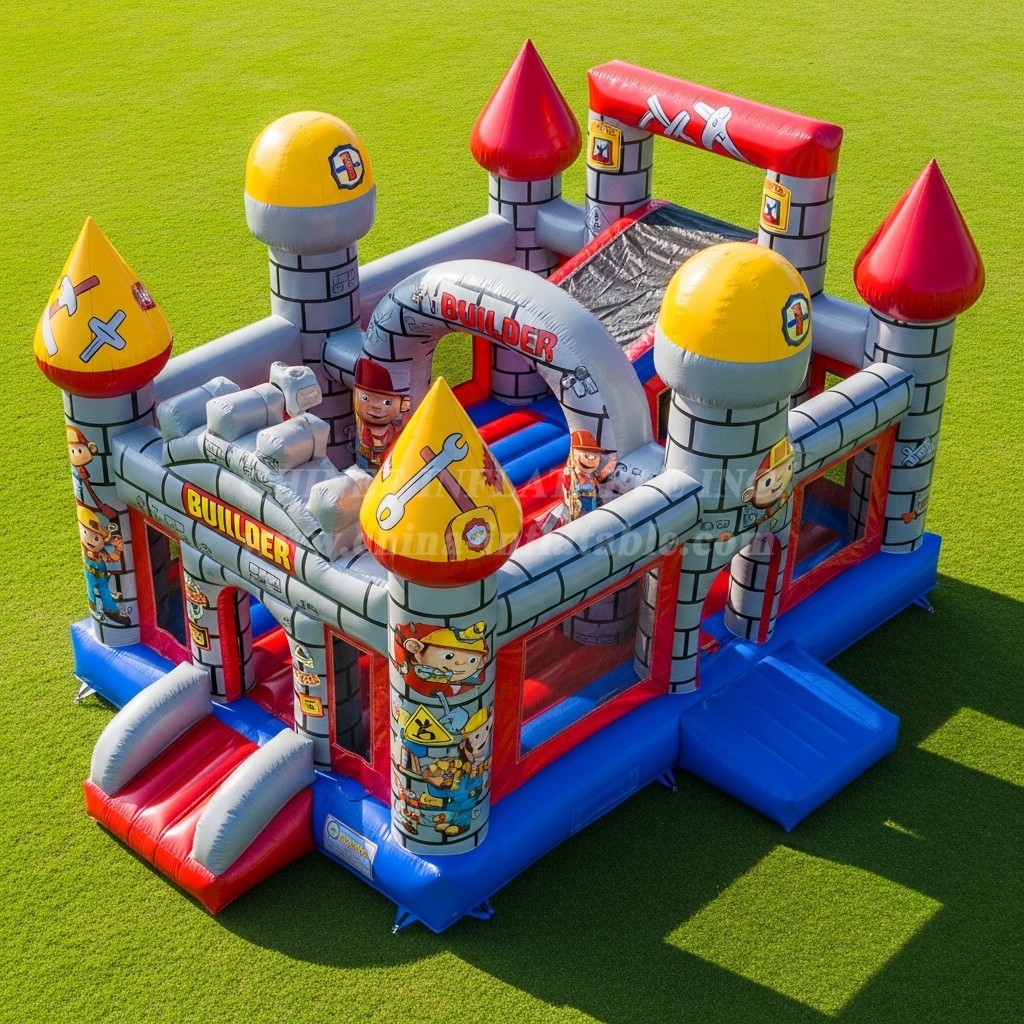 T5-2261 Bob the Builder Theme Inflatable Castles
