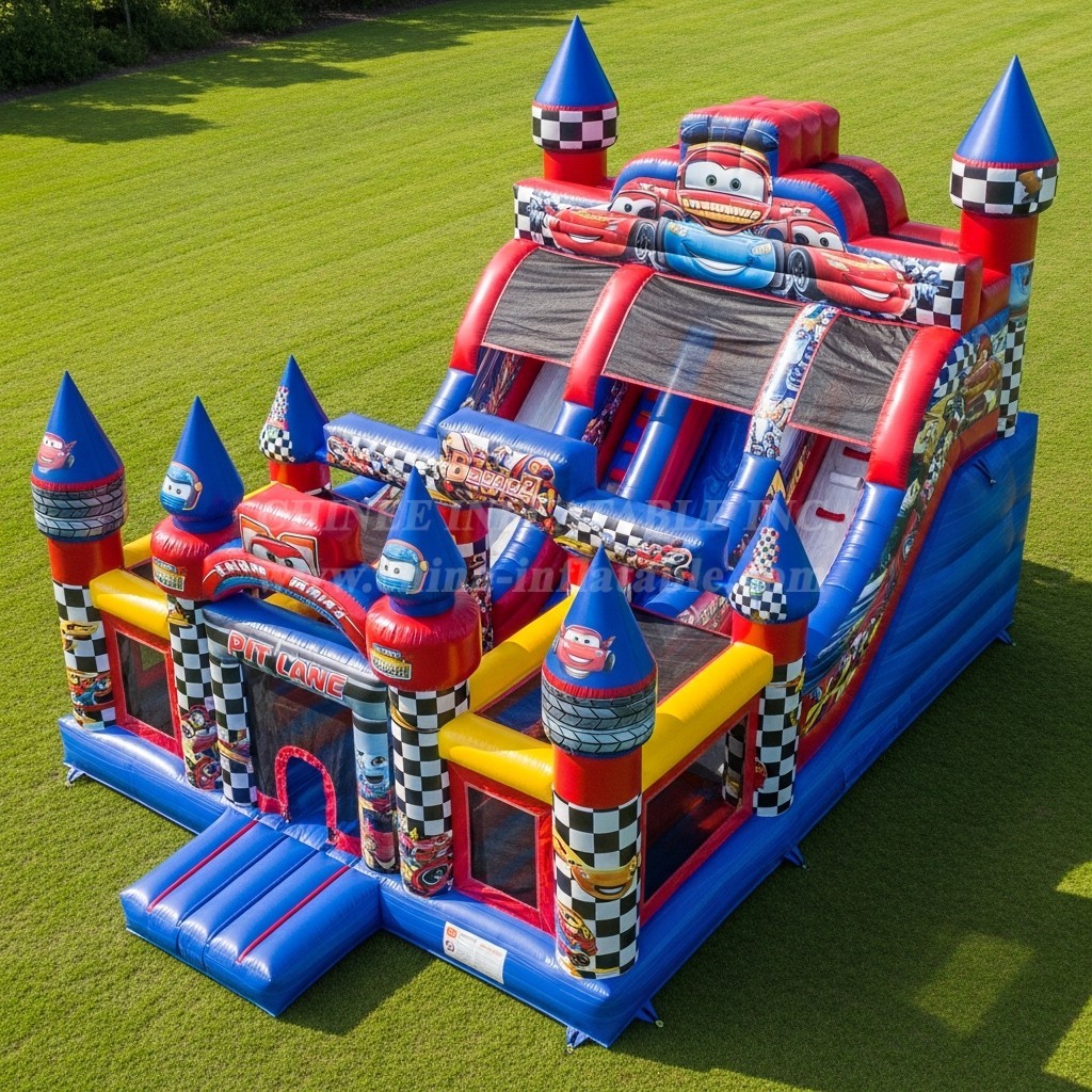 T5-2273 Cars Theme Inflatable Castles