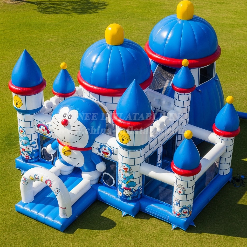 T5-2293 Doraemon Theme Inflatable Castles