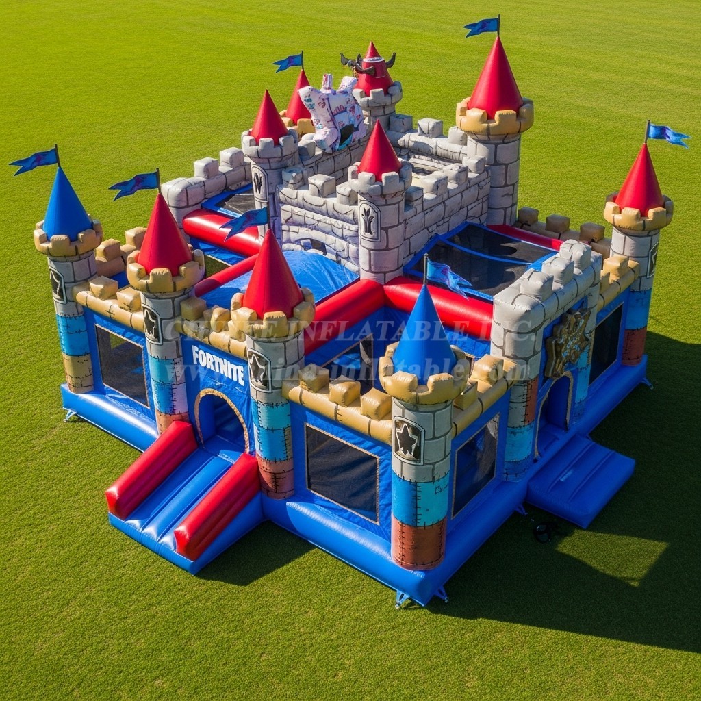 T5-2301 Fortnite Theme Inflatable Castles
