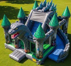 T5-2317 Godzilla Theme Inflatable Castles
