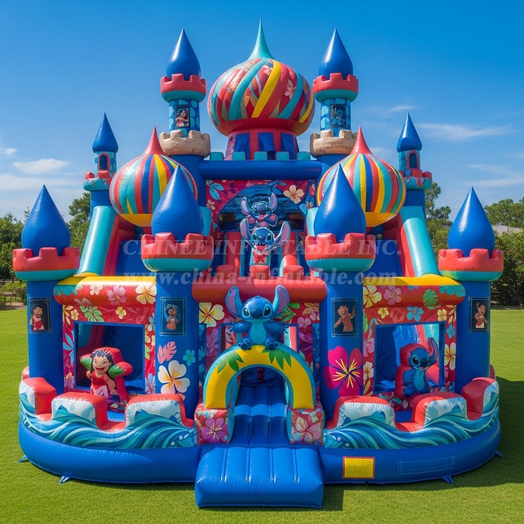 T5-2340 Lilo & Stitch Theme Inflatable Castles