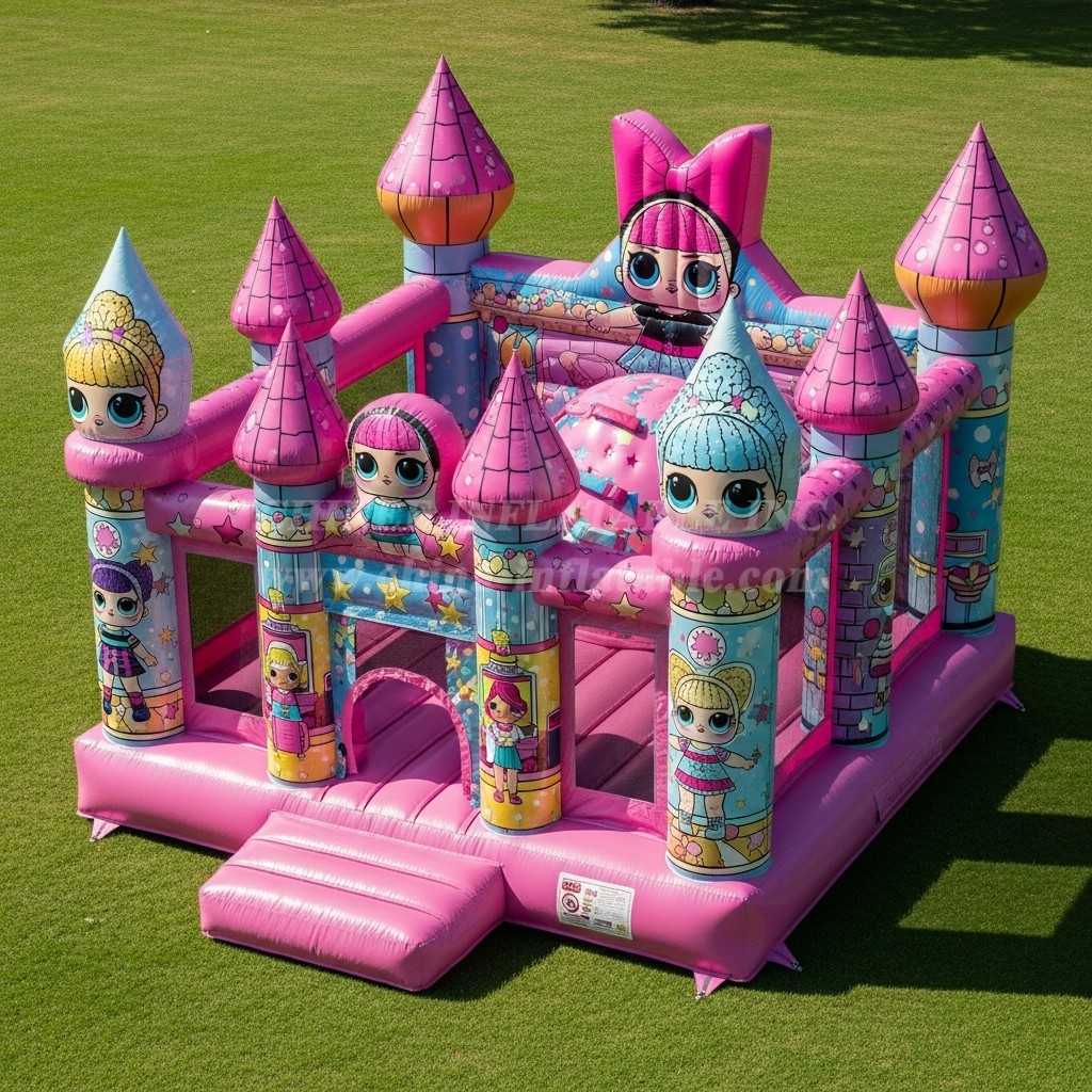T5-2345 L.O.L. SURPRISE Theme Inflatable Castles