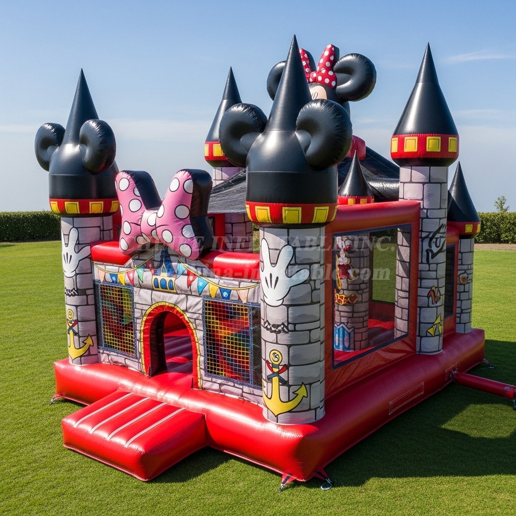 T5-2362 Mickey & Minnie Theme Inflatable Castles