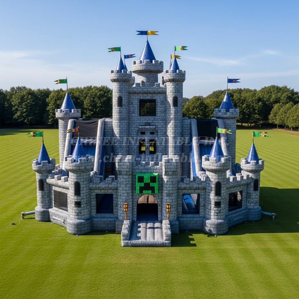 T5-2365 Minecraft Theme Inflatable Castles