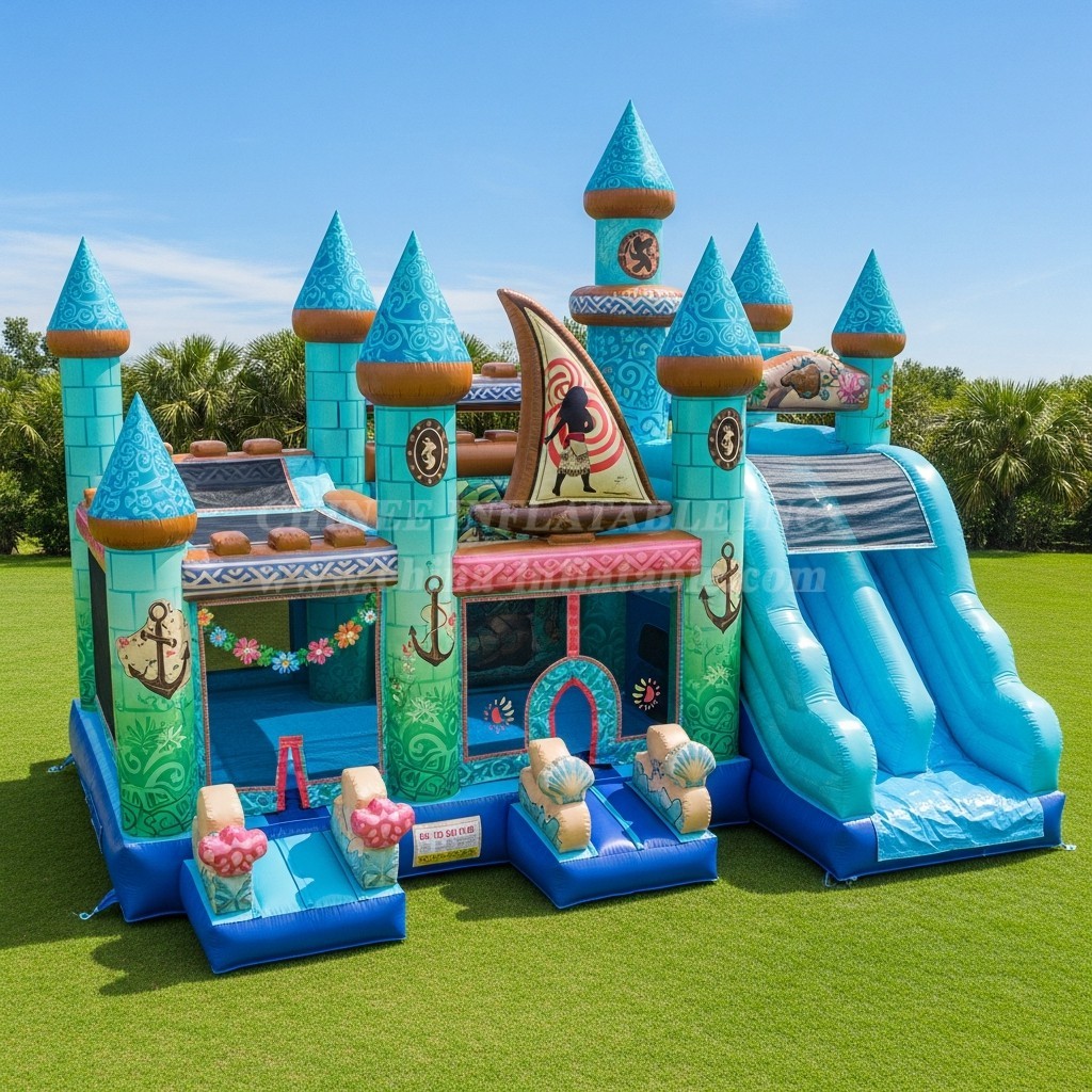 T5-2374 Moana Theme Inflatable Castles