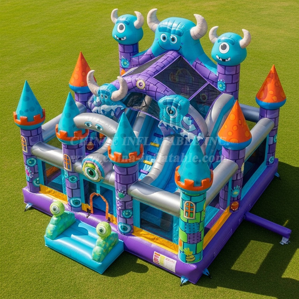 T5-2376 Monsters Inc Theme Inflatable Castles