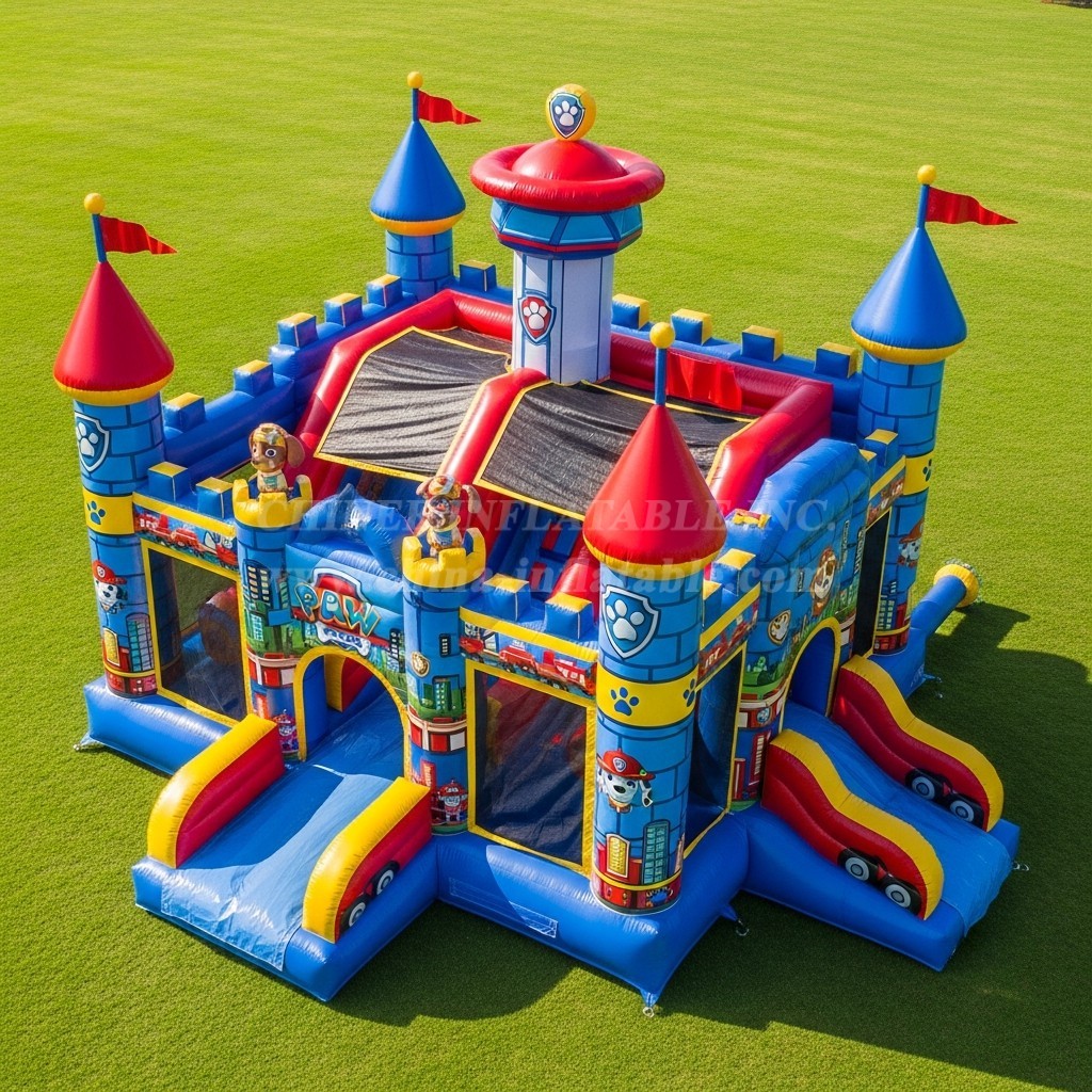 T5-2397 Paw Patrol Theme Inflatable Castles