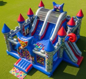 T5-2476 Superhero Theme Inflatable Castles